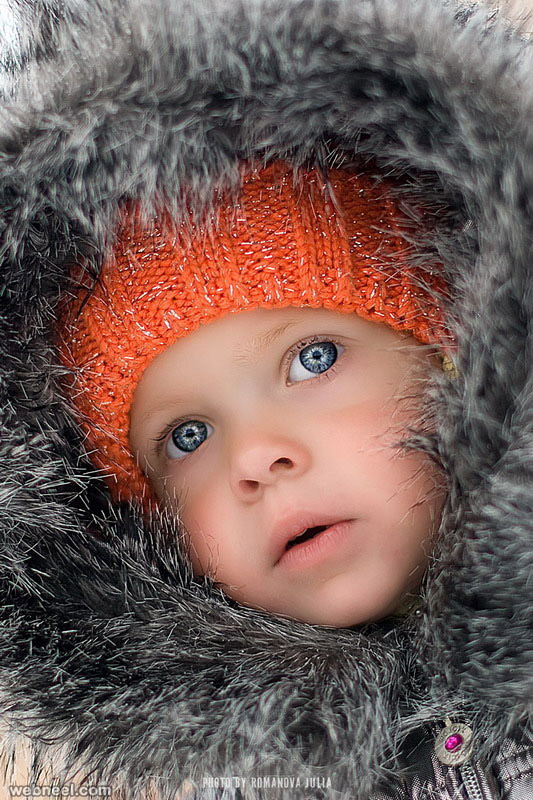 winter baby photography