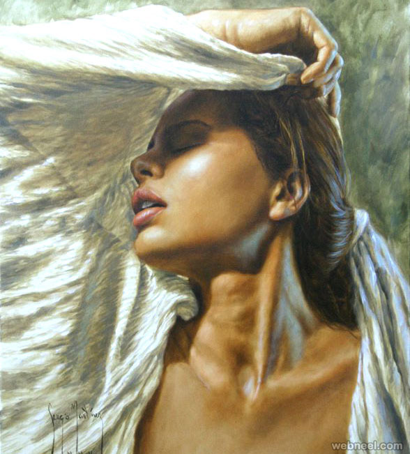 oil painting by sergio martinez cifuentes