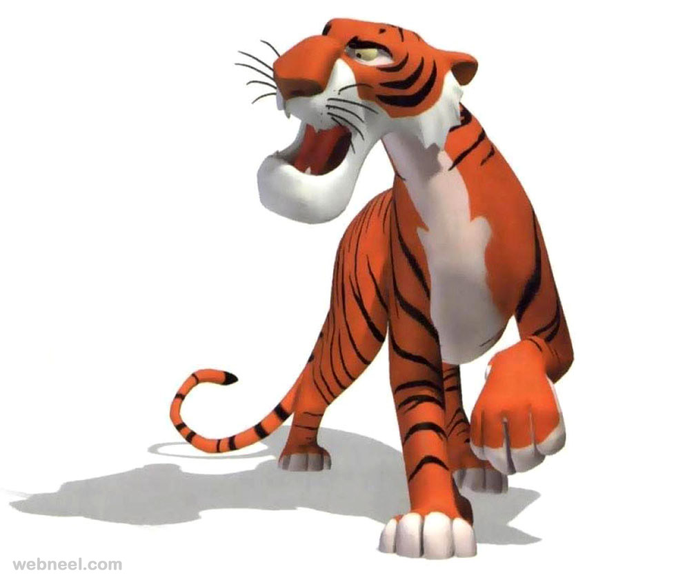 3d Animals Tiger 23 - Full Image