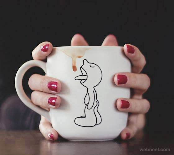 tea cup art