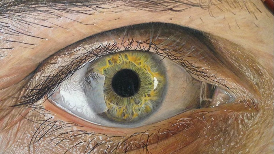beautiful realistic eye drawing