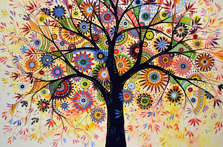 beautiful tree painting by amy giacomelli