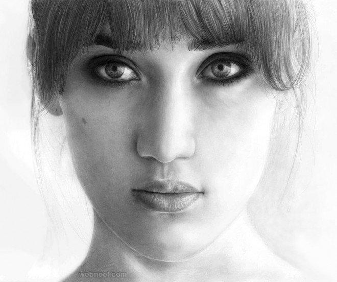 portrait drawing alaya by schmoopy