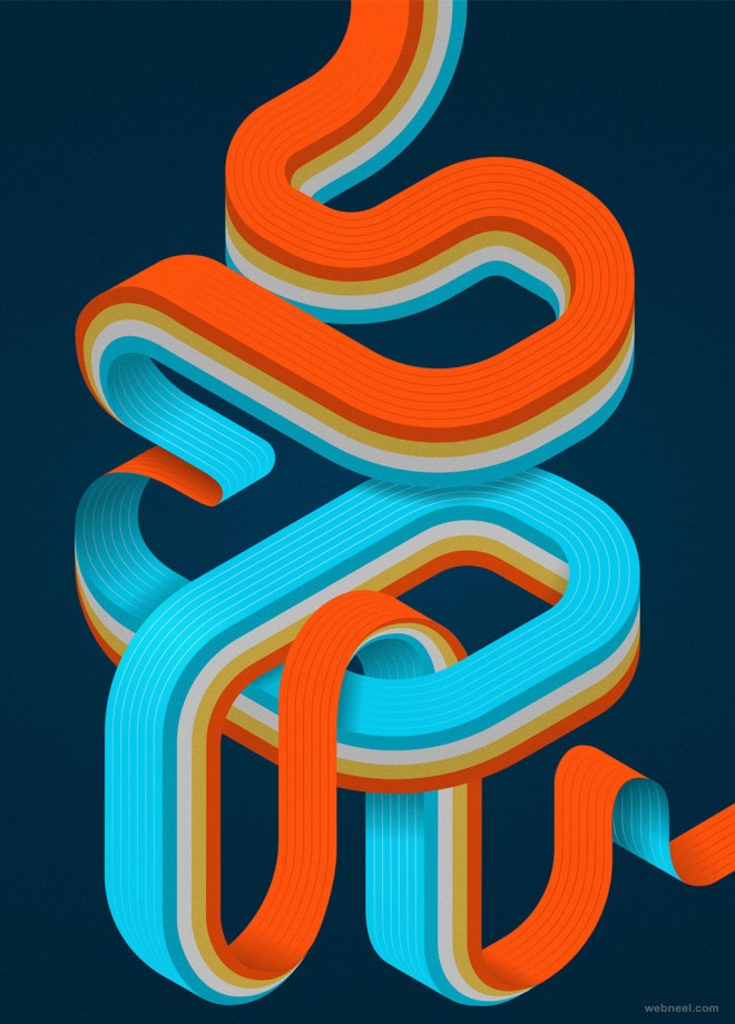 seoul poster typography design