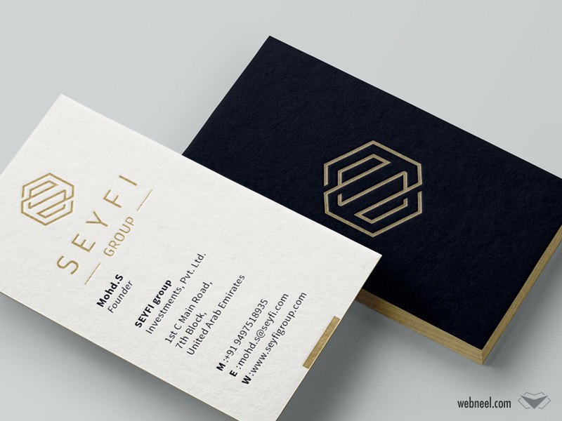 corporate business card design by visualcurve