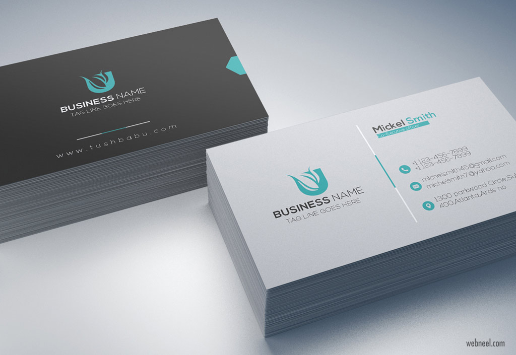 corporate business card design by tusharkhan