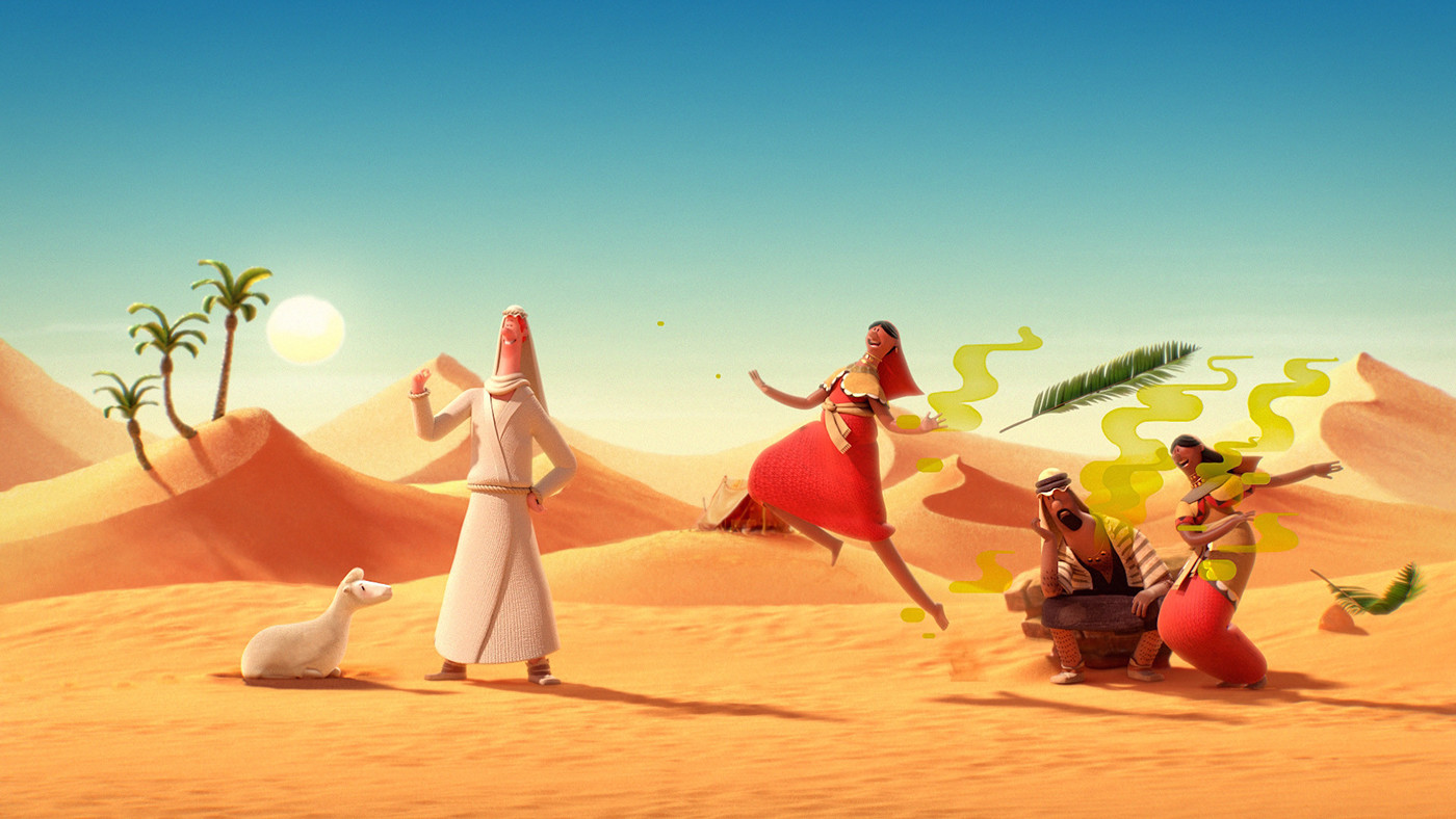 3d character design desert by elijah akouri