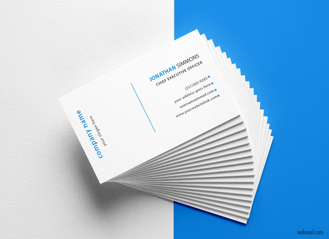 corporate business card design by syeda junia