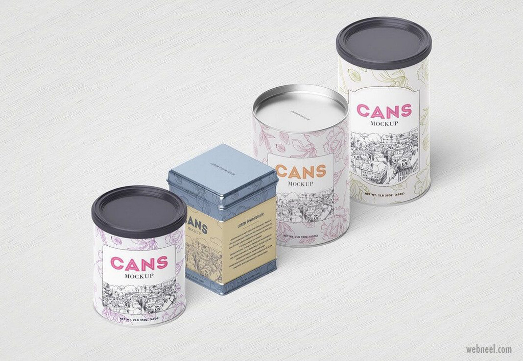 packaging design cans