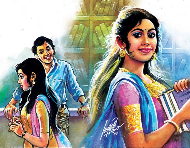 tamilnadu paintings woman