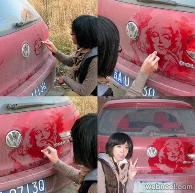 dust drawing
