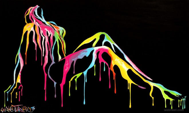 colorful painting by shane turner