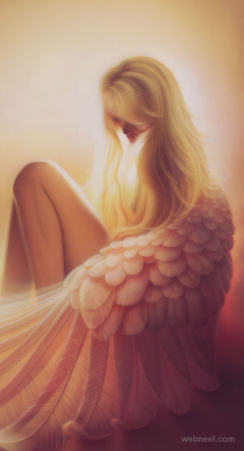 angel fantasy artwork