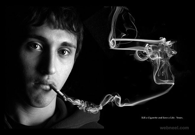 creative anti smoking ad
