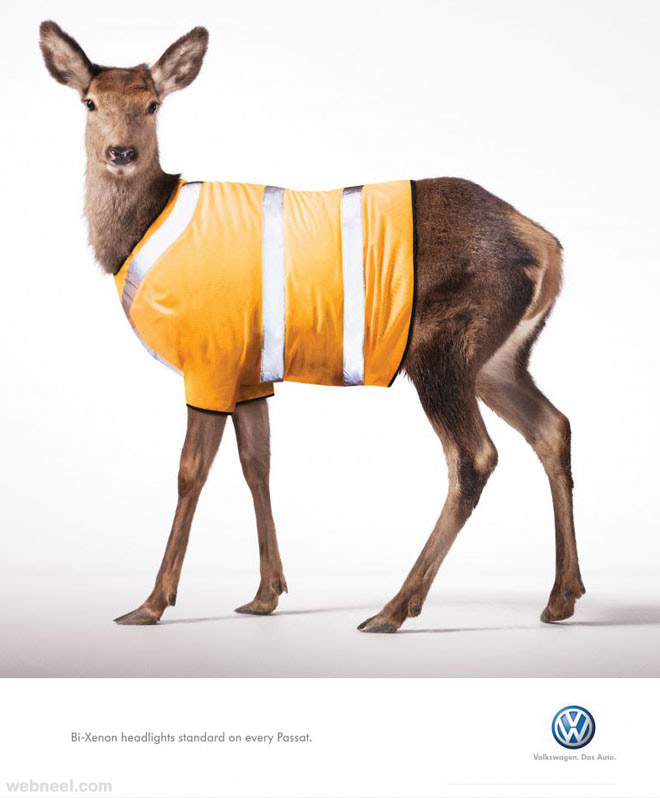 volkswagen volkswagen animal deer animal ad