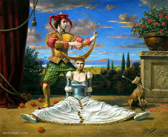 paintingby michael cheval