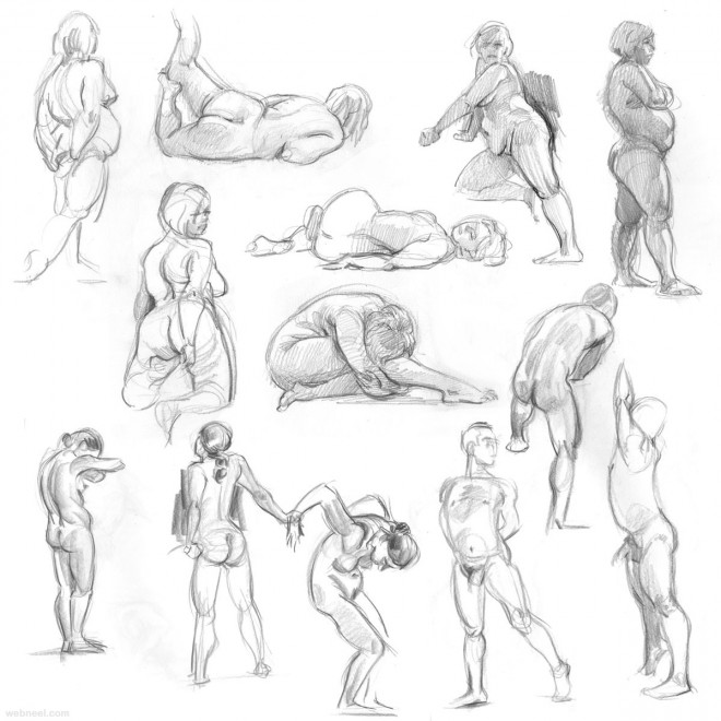 figure drawing models