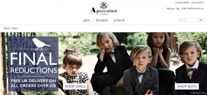 aquascutum fashion website