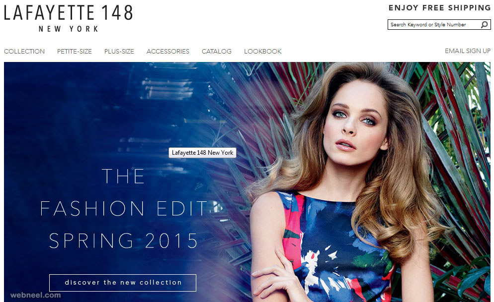 30 Beautiful Fashion Websites designs for your inspiration