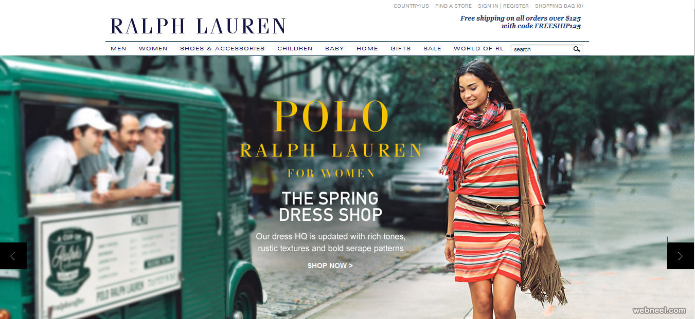 ralph lauren fashion website