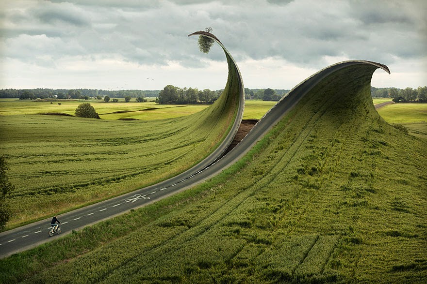 road photo manipulation by erik johansson
