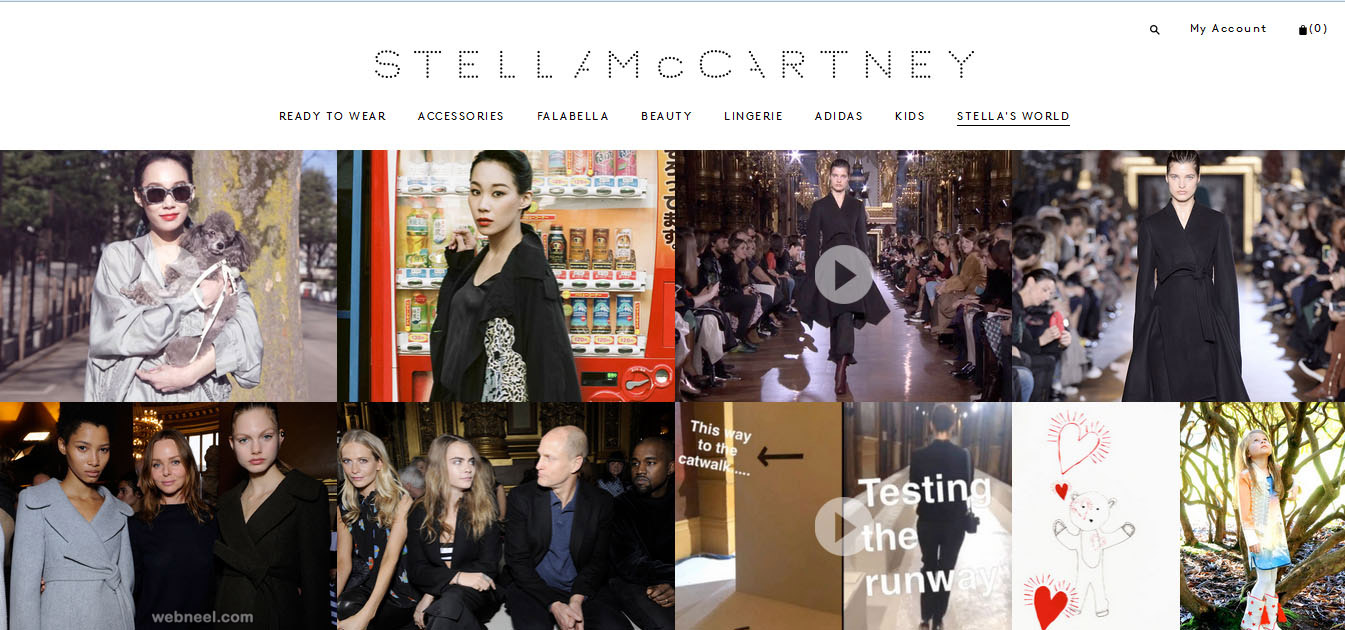 stella mccartney fashion website