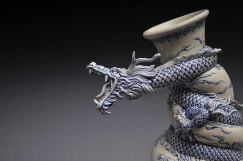 dragon creative sculptures by tsang