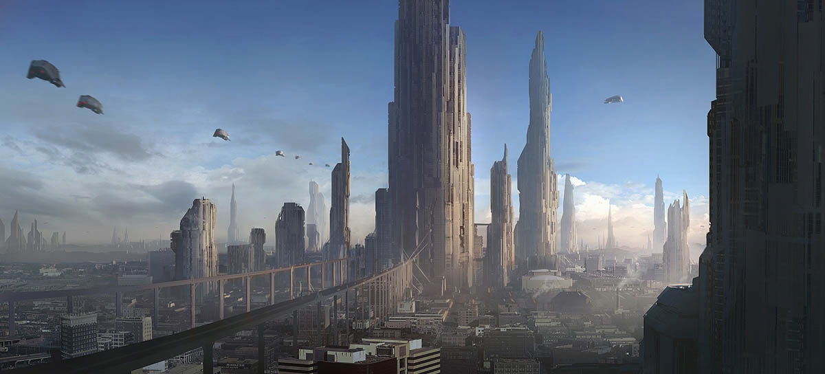 building futuristic city design ideas