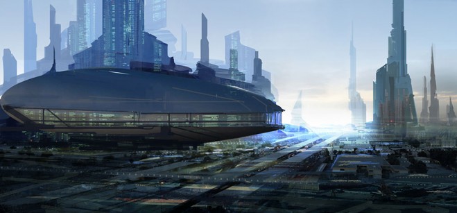 building futuristic city design ideas