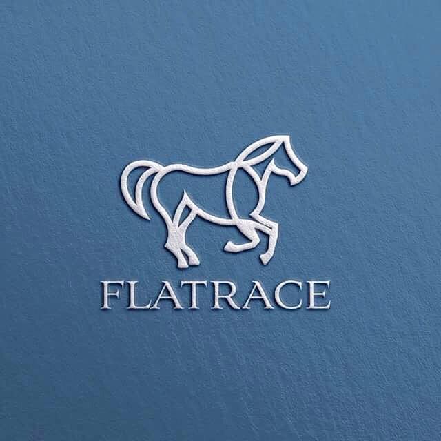flatrace branding logo design by goran jugovic