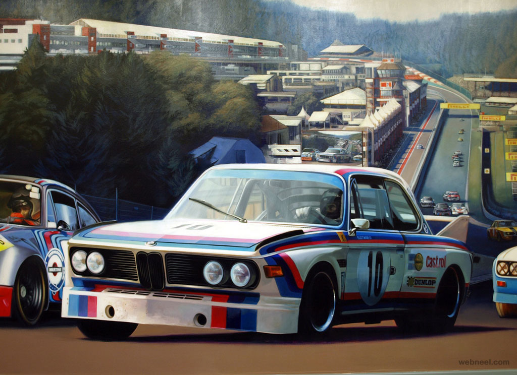 racing painting