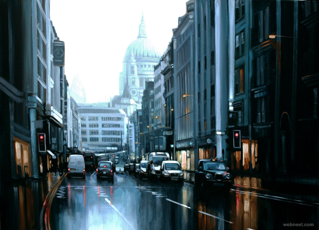 cityscapes painting