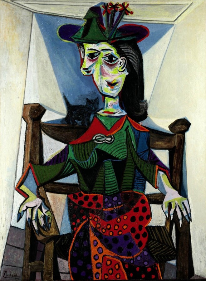 dora maar au chat famous painting by pablo picasso
