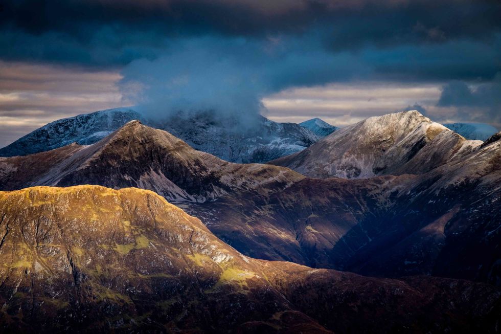 the mamores scottish photographer by paul webster