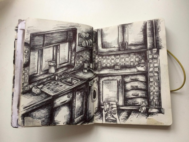 kitchen drawing heremoine art contest