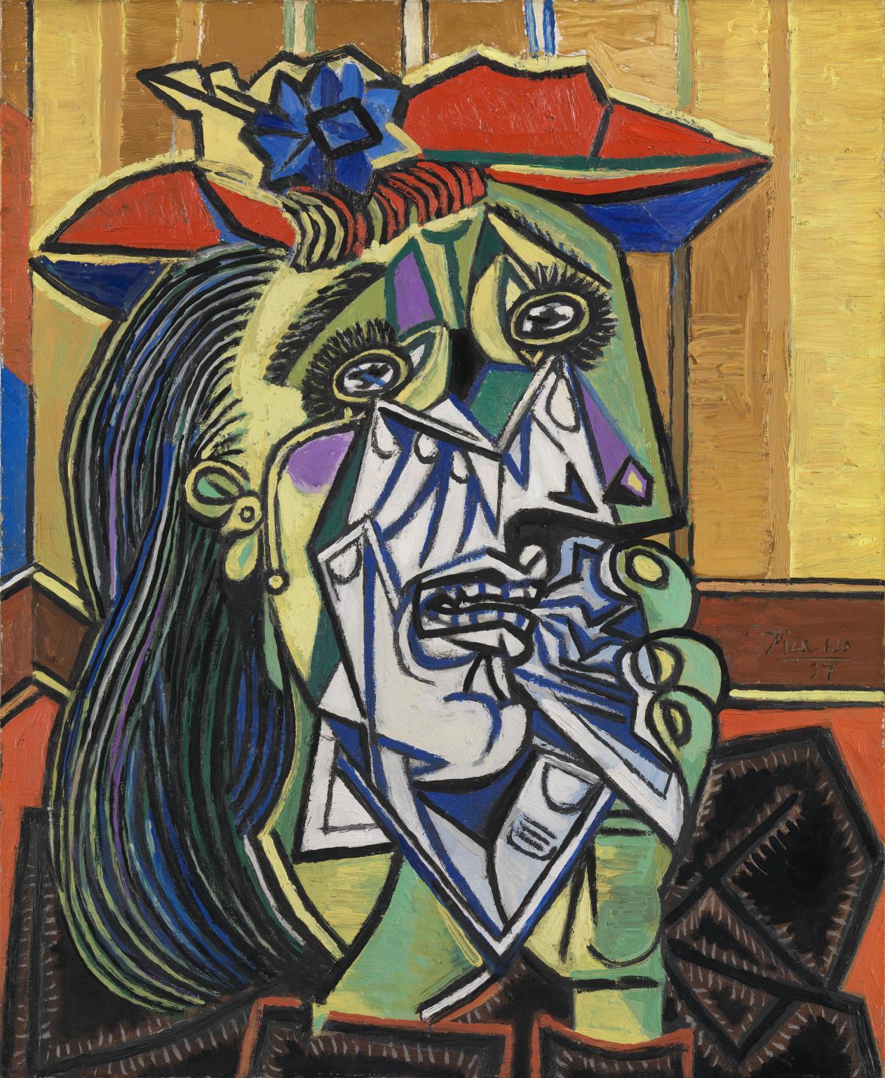 weeping woman famous painting by pablo picasso