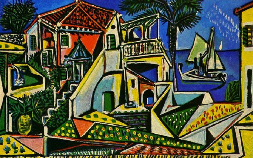 mediterranean landscape painting by pablo picasso