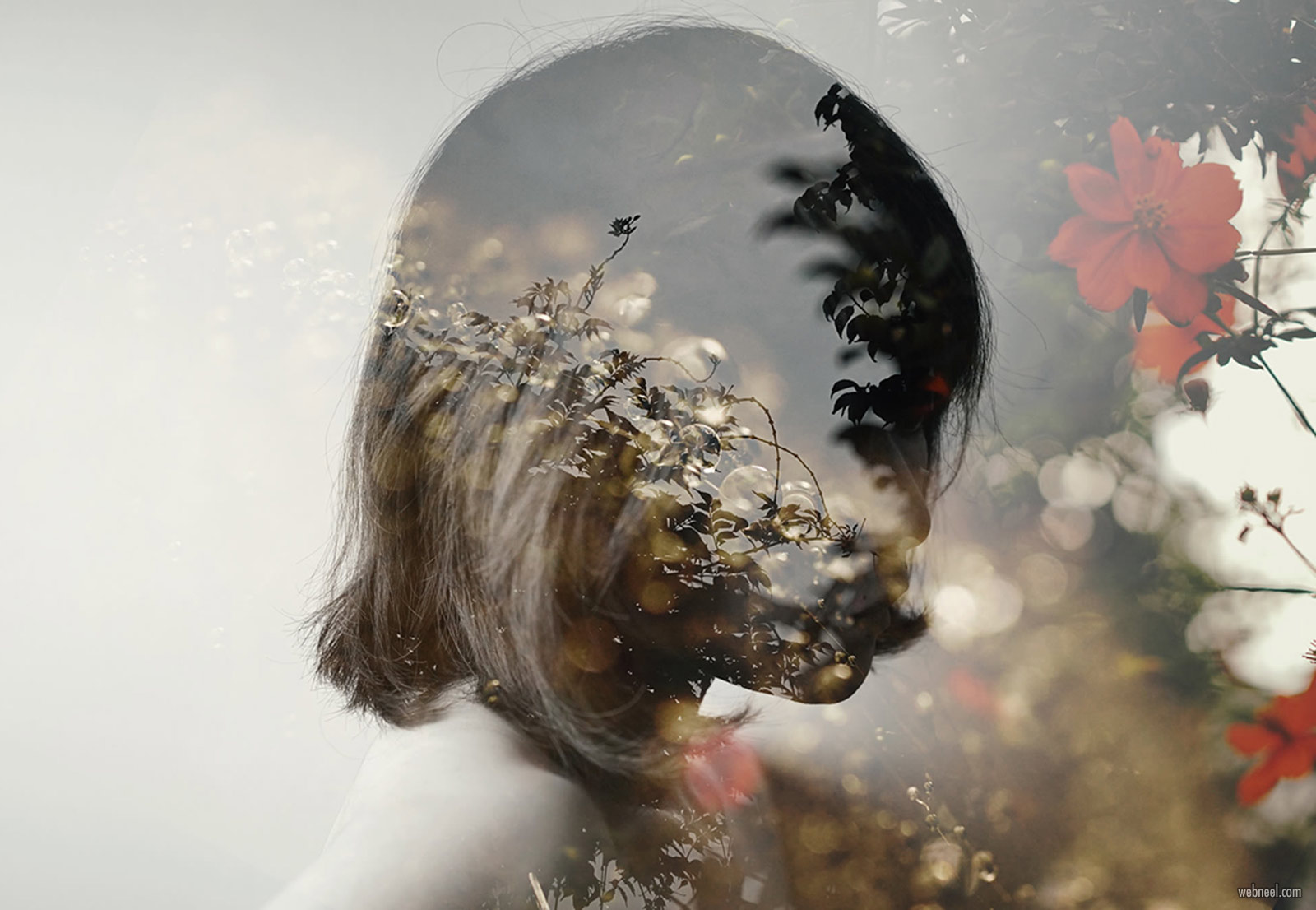 double exposure effect photo by miki takahashi