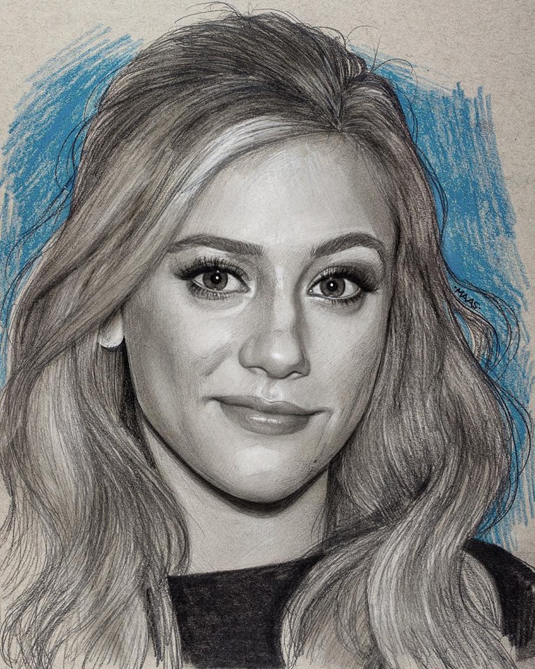 graphite drawing sketches lilireinhart by justin maas