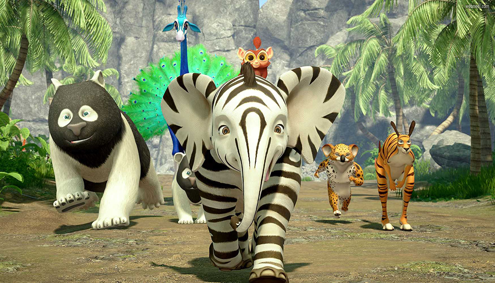 3d animation cartoon animals zafari