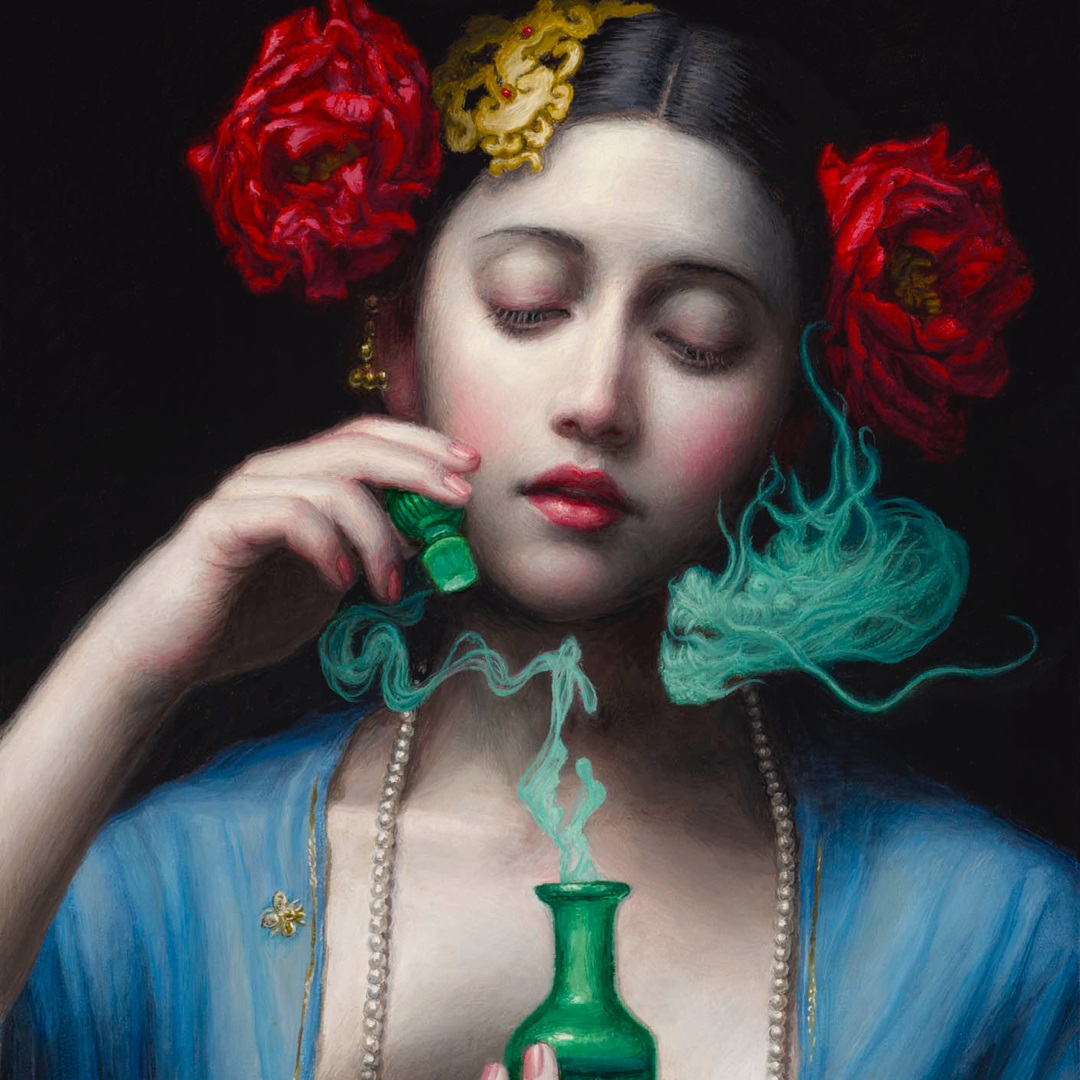 surreal art painting poison