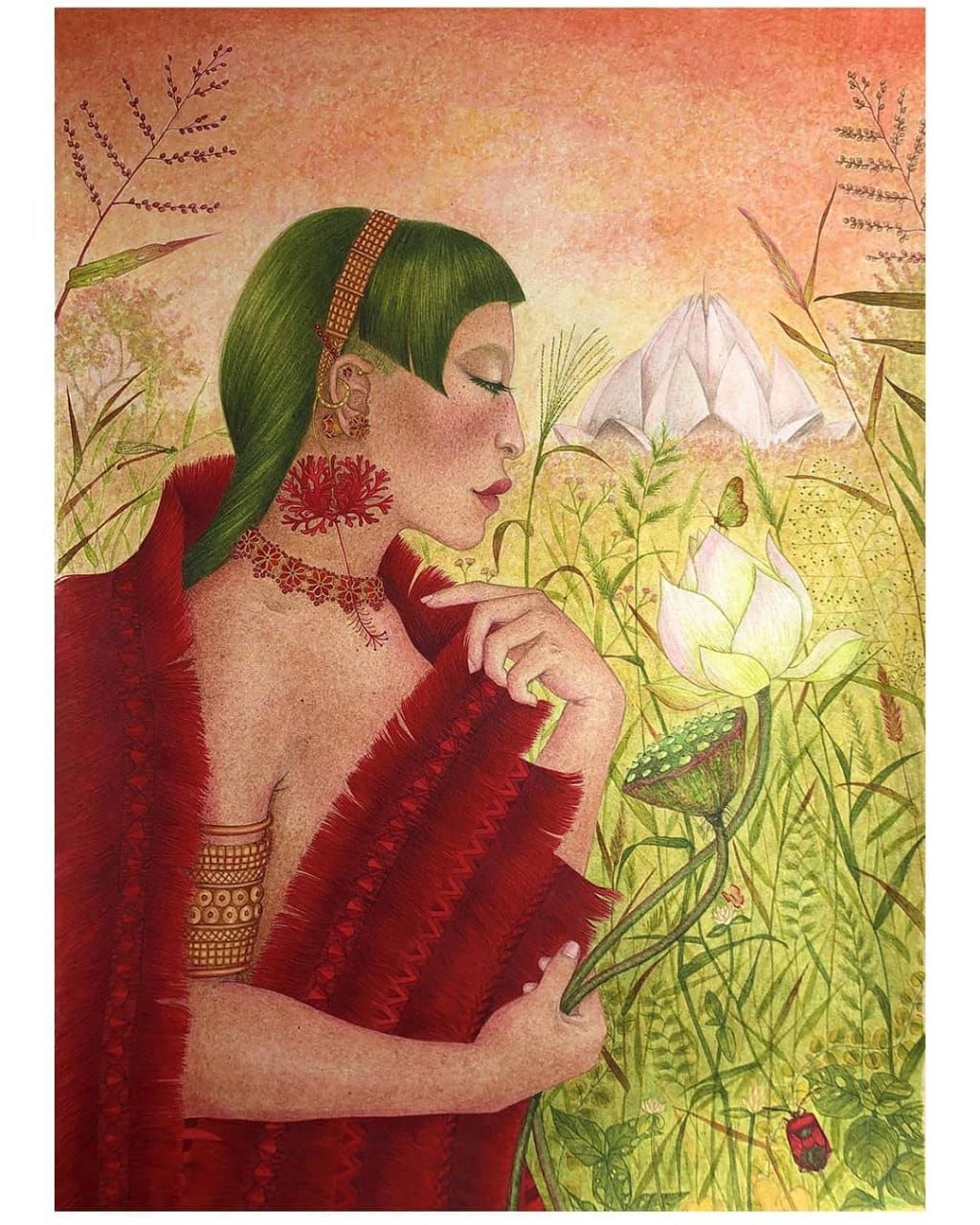 manipuri painting by thokchom sony