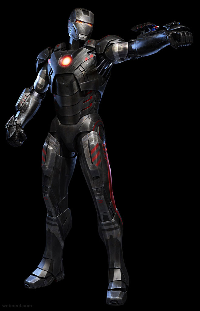 iron man 3d robot