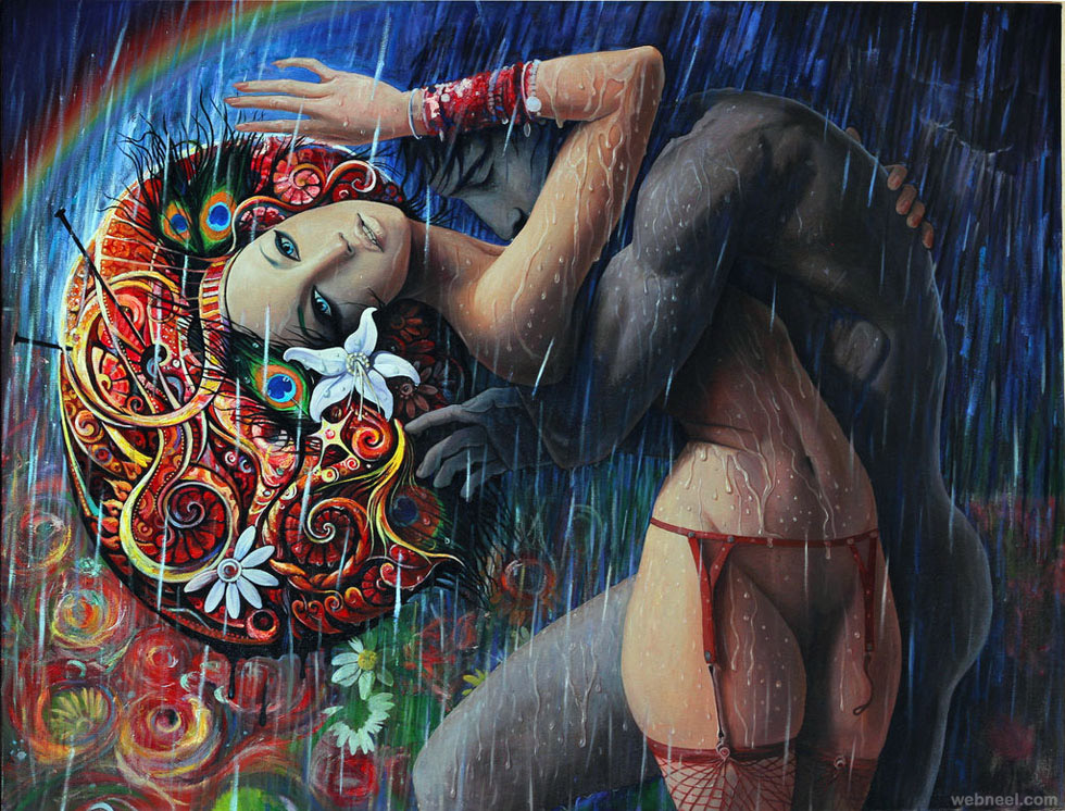 lust painting by adrian borda