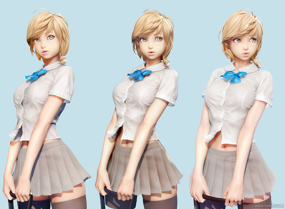 zbrush anime character tutorial