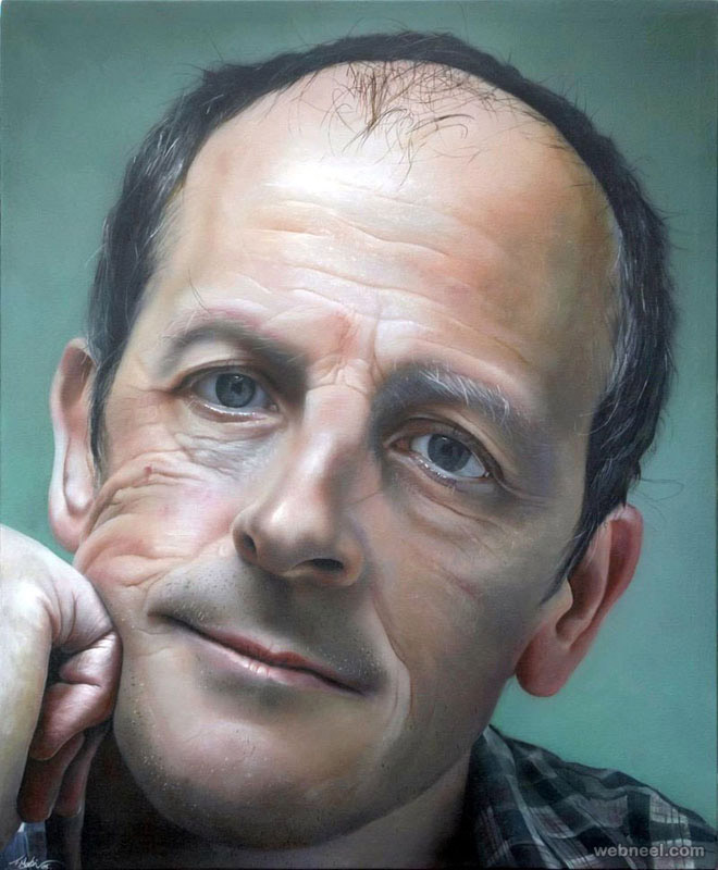 hyper realistic painting by tom martin
