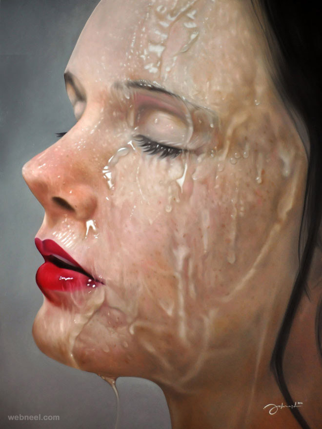 hyper realistic painting by julmard vicente