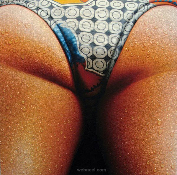 erotic realistic painting by hilo chen