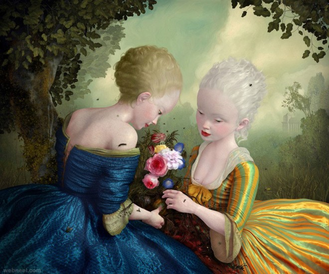 surreal painting by ray caesar