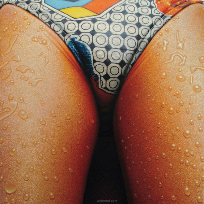 erotic realistic painting by hilo chen